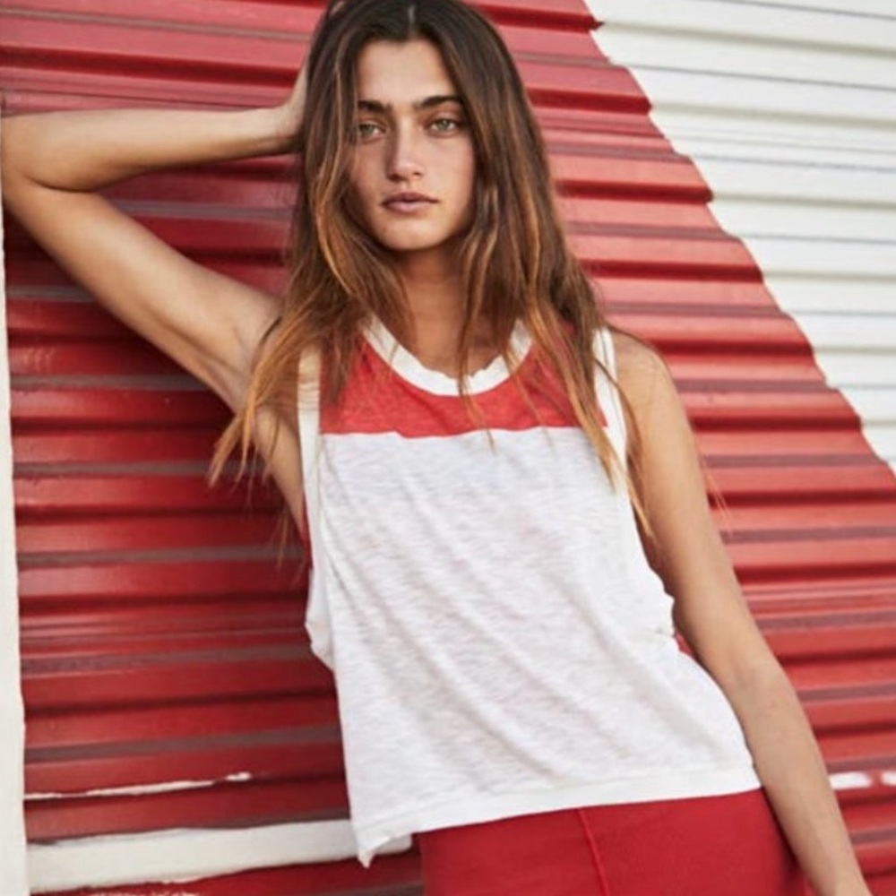 NWOT Free People Retro Love Tank